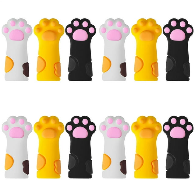 12 Uds Protectora para Pinzas para UñAs, CutíCula, Tijeras, para Manicura, Herramientas de Pedicura, Tapa de Pinzas para Piel Muerta