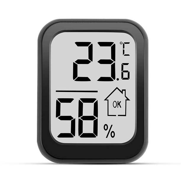 Termómetro Digital Higrómetro Termómetro digital higrómetro medidor preciso de temperatura y humedad para la habitación del hogar