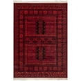 thumbnail image 4 of nuLOOM Billie Traditional Paneled Fringe Area Rug, 4' x 6', Billie Red, 4 of 6