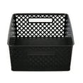 Mainstays Medium Black Decorative Storage Basket