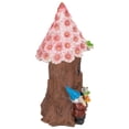 thumbnail image 4 of Northlight 14" Solar Lighted Bless Our Home Gnome Tree House Outdoor Garden Statue, 4 of 5
