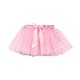 thumbnail image 4 of Faldas Para Niñas Falda Tutú Para Niños Pequeños Traje De Baile De Fiesta Lindo Empalme Hilo De Red De Arco Iris Lentejuelas Falda De Tul Lazo Horquilla Traje Rosa Odeerbi LM103-3616, 4 of 4