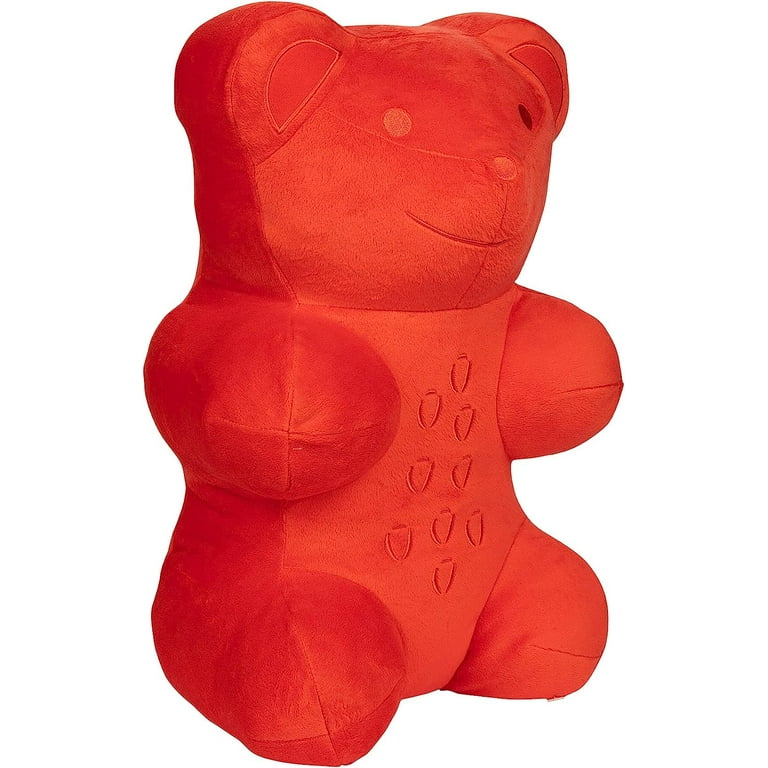 Haribo Jumbo Plushie Red Bear Toy Figure, BearyBerry Scented, Kids