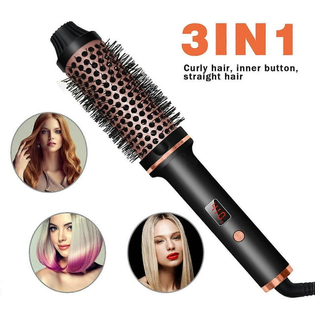 New style curling iron straight hair comb cross-border hot selling multifunctional styling comb home portable negative ion comb US standard