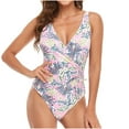 thumbnail image 2 of FcBaudy Maillots de Bain pour Femmes Maillot de Bain pour Femme Grande Taille Maillot de Bain pour Femme Femme une-Pièce Maillots de Bain Unis Tenue de Plage Robe de Bain Femme Maillot de Bain, 2 of 7
