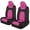 (2 Front) Hot Pink, variant on Motor Trend AquaShield Waterproof Front Car Seat Covers, Neoprene 2-Piece Padded Set, Universal Auto Interior Protectors, for Car Truck Van SUV, Gray