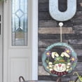 thumbnail image 3 of Happy Easter Bunny Welcome Door Hanging Sign licencia Yard indoor e outdoor Garden Window Home Hanging Sign con cuerda para de Azul perfecl cartel de madera de pascua, 3 of 8
