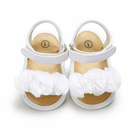 

Oalirro Baby Girls Shoes Non-Slip Rubber Sole High-Top Infant First Walking Shoes Toddler Crib Shoes Newborn Loafers Flats