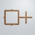 thumbnail image 5 of Ekena Millwork 40 7/8"W x 23 3/8"H x 1/4"T Large Carlisle Decorative Fretwork Wood Wall Panels, Walnut, 5 of 13