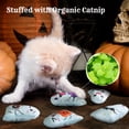 thumbnail image 4 of Cat Catnip Toy Stuffed 5PCS Ghost Cat Chewing Toy Kitten Play Toy for Halloween, 4 of 7