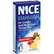 N'ICE For Coughs Sugar Free Assorted Lozenges Cough Suppressant 24ct