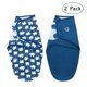 thumbnail image 4 of insular Baby Swaddle Wrap Manta Paquete de 2 Suave algodón Dibujos animados insular Manta envolvente, 4 of 7
