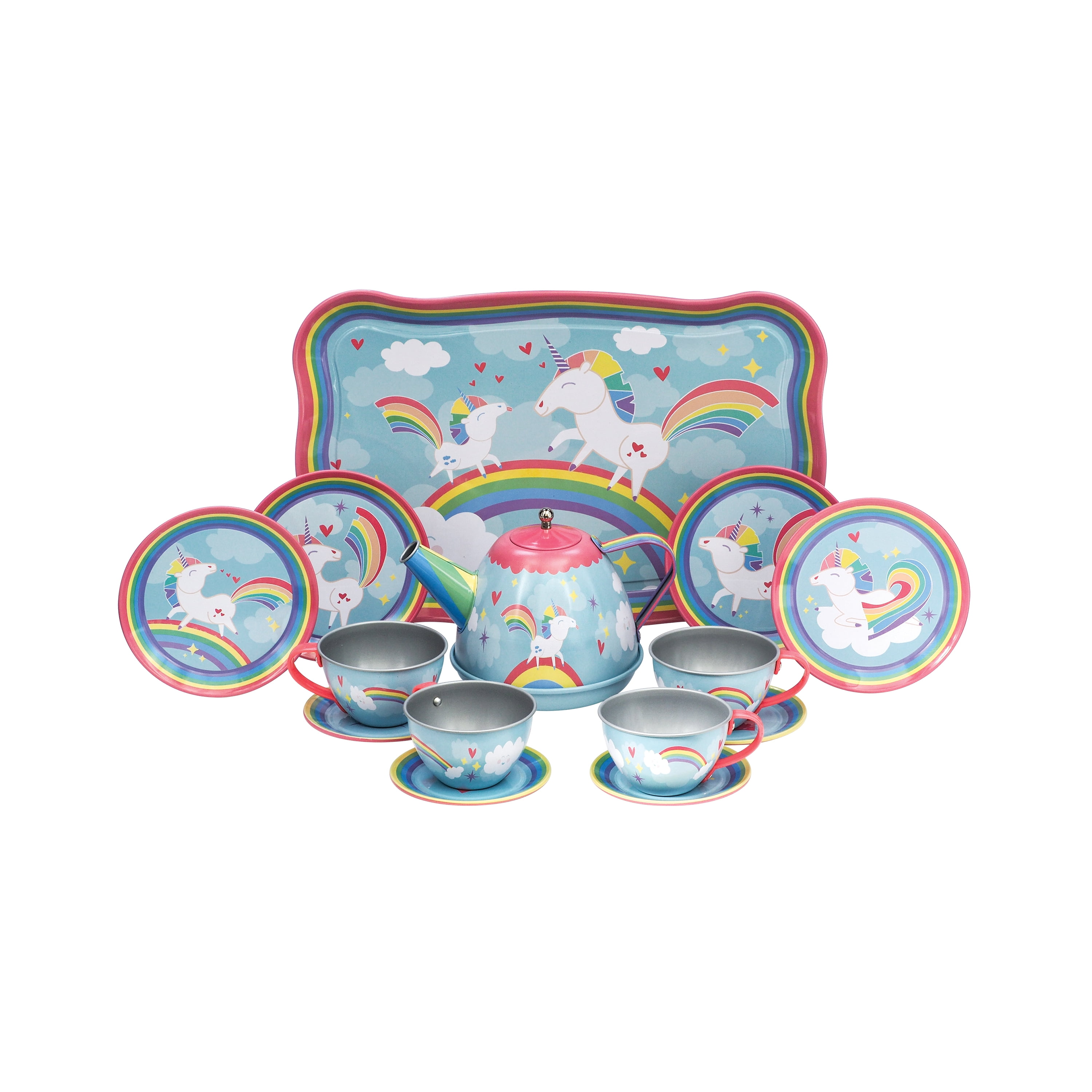 Schylling Mermaid Tin Tea Set 34028 for sale online 