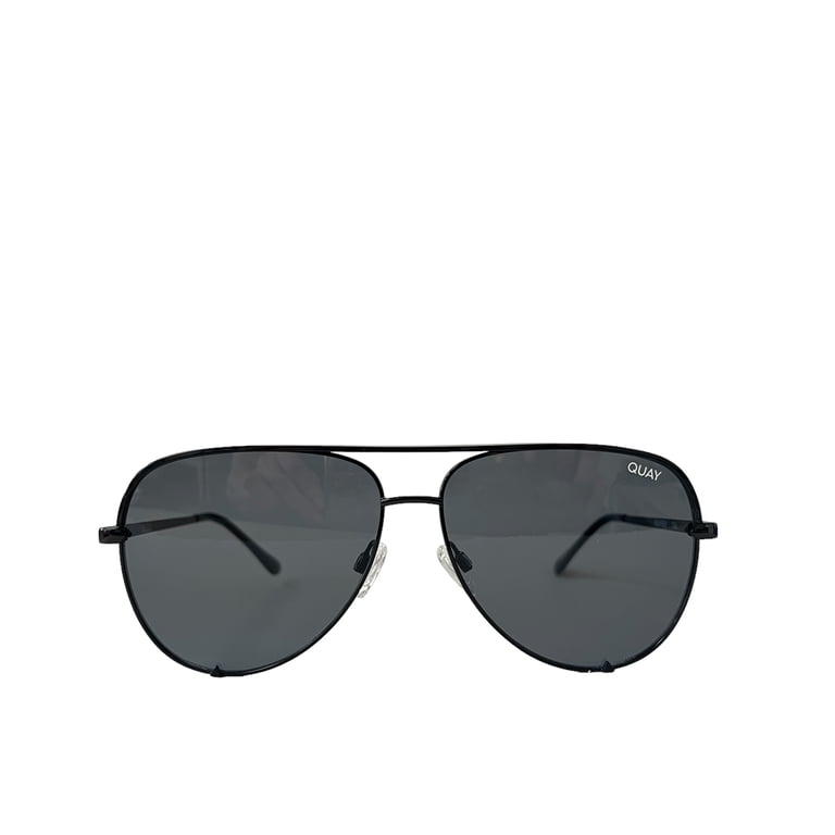 Quay Australia High Key Black Smoke Aviator Sunglasses  display picture 1