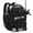 Solid Black, variant on EZBY Fishing Tackle Backpack, Waterproof 1200D Oxford Fabric, Multi-Pocket Fishing Tackle Bag with Rod Holder for Outdoor Angling, Camping & Travel
