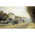 thumbnail image 2 of Sisley, Alfred 18x13 Gold Ornate Wood Framed with Double Matting Museum Art Print Titled - Boulevard Heloise Argenteuil, 2 of 4