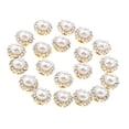 thumbnail image 5 of 40 Pieces Flatback Embellishment Buttons Faux Pear Flower Wedding Accessories, 5 of 6