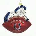 thumbnail image 2 of Indianapolis Colts Mascot Football Ornament, 2 of 2