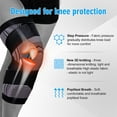 thumbnail image 4 of Huryfox Knee Brace 2-Pack, Adjustable Compression Sleeves with Side Support for Running, Workout, Active Sports - Men & Women (Grey, XL), 4 of 9