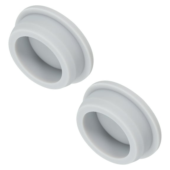 Uxcell High Temp Silicone Plug T Shaped Silicon Stopper for Powder Coating Sealing Plugs Light Grey 48x16x41mm 2pcs