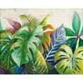 thumbnail image 2 of Pinto, Patricia 14x12 White Modern Wood Framed Museum Art Print Titled - Mystic Garden II, 2 of 4
