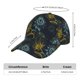 thumbnail image 2 of Fotbe Sunflowers Gorro Clásico de Béisbol, Gorra Ajustable con Broche Snapback, Gorro de Exterior de Algodón Suave, 2 of 6