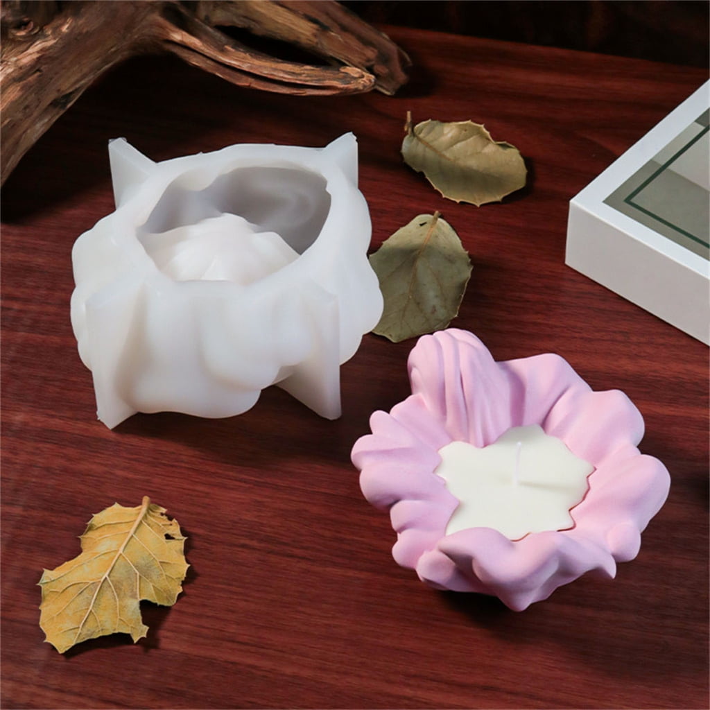 Aurgiarme Flexible Sturdy Silicone Molds Fashion Accessory for Making Unique Shaped Candle and Home Decorations