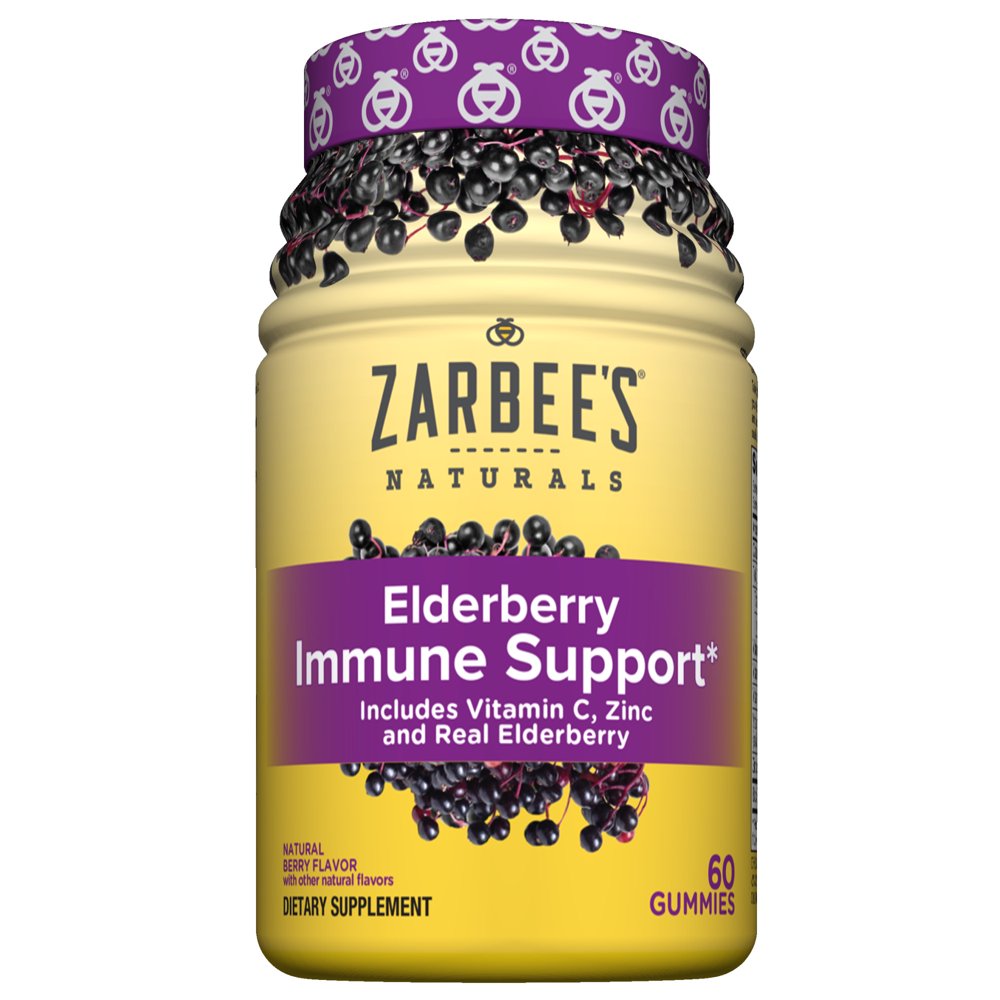 Zarbee's Naturals Elderberry Immune Support with Vitamin C & Zinc