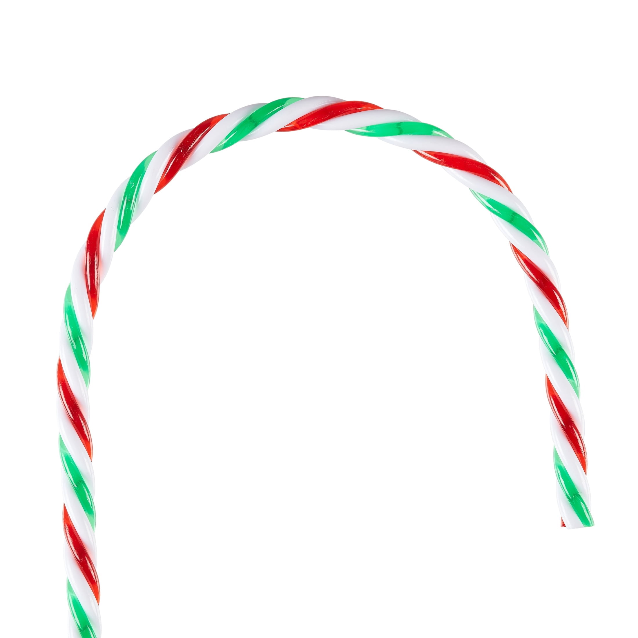 Twisty Candy Cane Yard Stake, Green/Red/White, 25", by Holiday Time