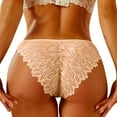 thumbnail image 5 of Itsame Womens Briefs, Stretch Breathable Sexy Lace Ladies Underwear Beige S, 5 of 5