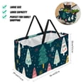 thumbnail image 2 of Christmas Tree Large Capacity Reusable Foldable Grocery Baskets with Storage Bag – Oxford Cloth Storage Basket for Easter, 2 of 7