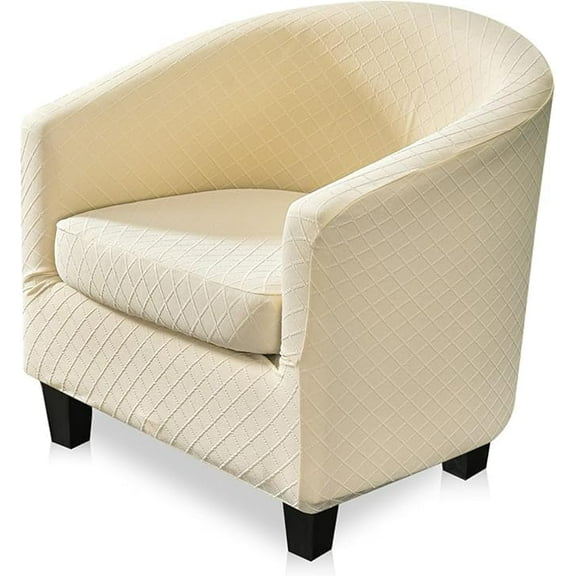 EONQY Tub Chair Covers, Stretch Tub Chair Cover, Couch Covers Removable Furniture Protector for Living Room