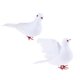 thumbnail image 1 of 2x Palomas de Espuma Artificial Falsas Pájaros Decoración de Boda Palomas Vodoras Sunnimix Pájaros artesanales con plumas, 1 of 8