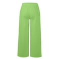 thumbnail image 4 of Ydkzymd Women's Sweatpants High Waist with Pockets Women Pants Casual Loose Fit for Workout Lounge Elasitc Drawstring Trousers Athletic Baggy Pants Green M, 4 of 7