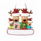 thumbnail image 1 of Árbol De Navidad Personalizado Con Familia De Renos, Ciervo, Santa, Familia, Alce, Vacaciones, Invierno, Tradición, Decoración De Regalo Yuarrent HA042658-04, 1 of 6