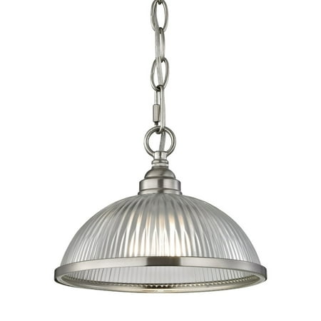 

Liberty Park 1 Light Pendant In Brushed Nickel