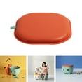 thumbnail image 4 of de almacenamiento, muebles y sillas para habitación de niños, taburete de almacenamiento de aperitivos de juguete, para dormitorio naranja Macarena Otomana de almacenamiento plegable, 4 of 8