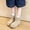 Khaki, variant on Eltusu Girls Booties, Spring Winter Casual Windproof No Slip Ankle Boots Pink Size 12 Little Kids
