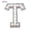 Style T, variant on Farfi 2Pcs DIY Handmade Patch Decor Fabric Adorable English Letter Shape Patch Sticker for Bag (Style E)
