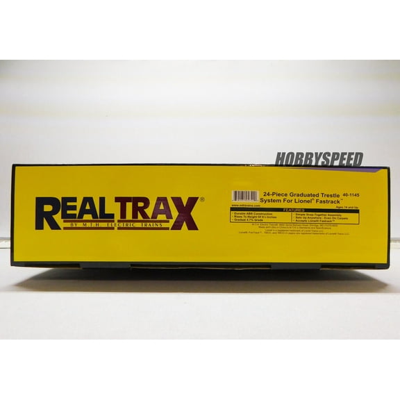 MTH RAILKING 24 Piece Graduated Trestle Set for FASTRACK O Gauge 40-1145