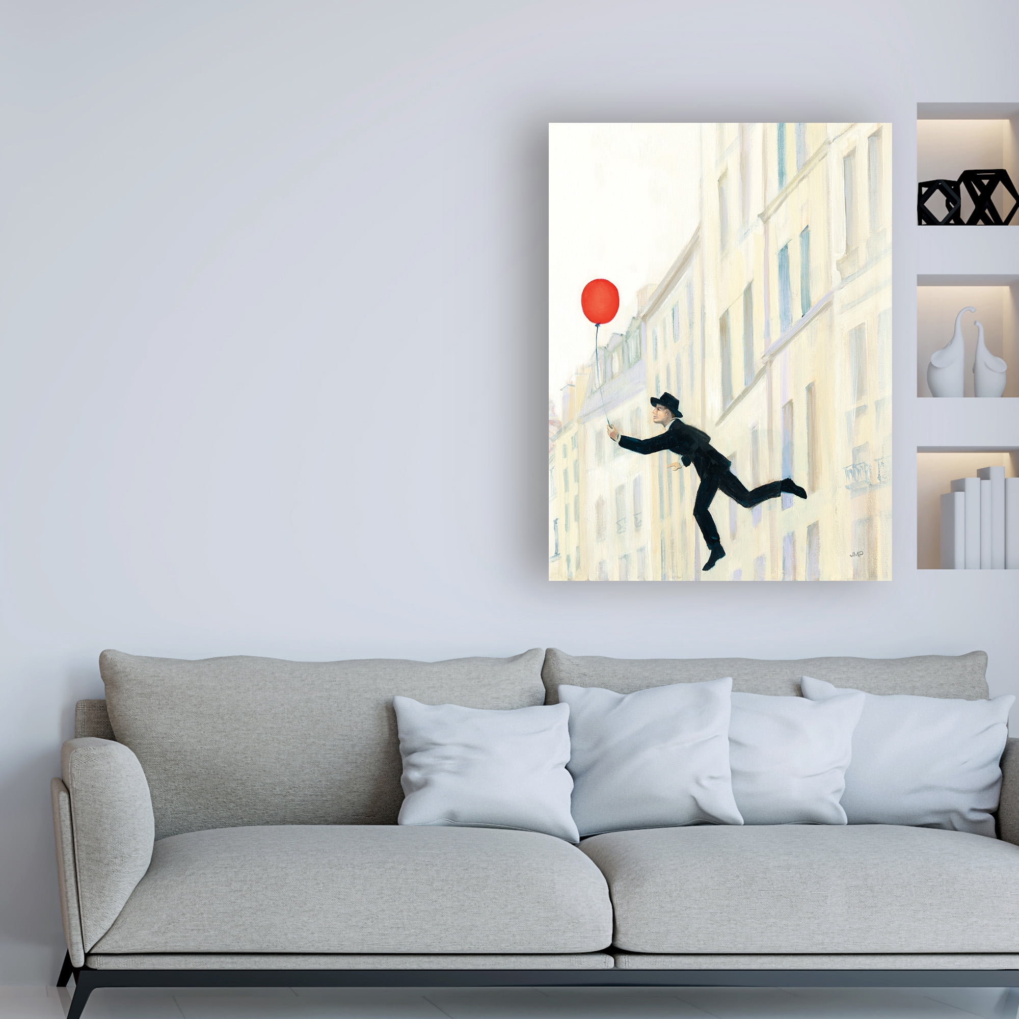 Trademark Fine Art 'Aloft In Paris III' Canvas Art by Julia Purinton