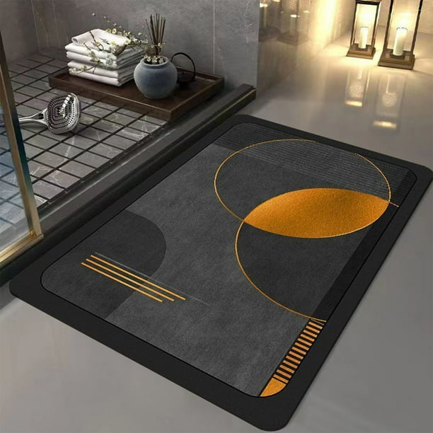 Diatomite Bathroom Water-absorbent Floor Mats Bathroom Doorway Non-slip Foot Mats Sink Toilet-drying Floor Mats