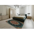 thumbnail image 4 of Ahgly Company Indoor Rectangle Patterned Black Bean Brown Area Rugs, 8' x 10', 4 of 6