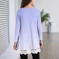 thumbnail image 3 of zbxnLI 4-15 Years Girls Cute Blouse Long Sleeve T-Shirt Crew Neck Casual Loose Shirts Little and Big Girls, 3 of 6
