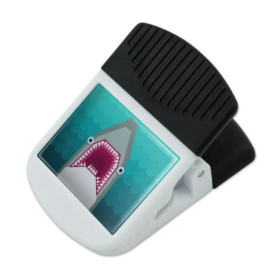 Geometric Shark Blue Refrigerator Fridge Magnet Magnetic Hanging Hook Note Snack Clip
