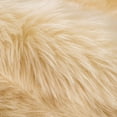 thumbnail image 2 of Sanmadrola Shag Area Rug, 3x3 Round Beige Yellow Indoor Ultra Soft Plush Rugs for Living Room, Non-Skid Modern Nursery Faux Fur Rugs for Kids Room Home Decor, 2 of 5