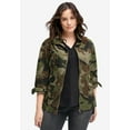 thumbnail image 3 of ellos Women's Plus Size Camo Utility Jacket - 22, Camo, 3 of 4