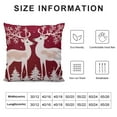 thumbnail image 5 of GOSMITH  Christmas Deer Throw Pillow Covers Pillow Cases Winter Holiday Throw Pillows Farmhouse Home Decor For Sofa Couch Bedroom Outdoor, 5 of 5