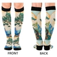 thumbnail image 4 of FORMRS Womens Knee High Socks Casual Long Thick Travel Daily Wear, 2 Pairs, Large Pine Tree, 4 of 6