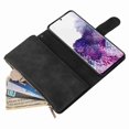 thumbnail image 3 of Galaxy S21 Wallet Case, Dteck Soft Leather Zipper Wallet Case Magnetic Buckle Horizontal Flip Cover with 5 Card Slots/Photo Pocks for Samsung Galaxy S21, Black, 3 of 6